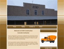 Tablet Screenshot of eckoconstruction.com